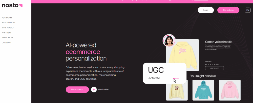 Nosto UGC platform