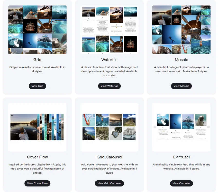 select style template